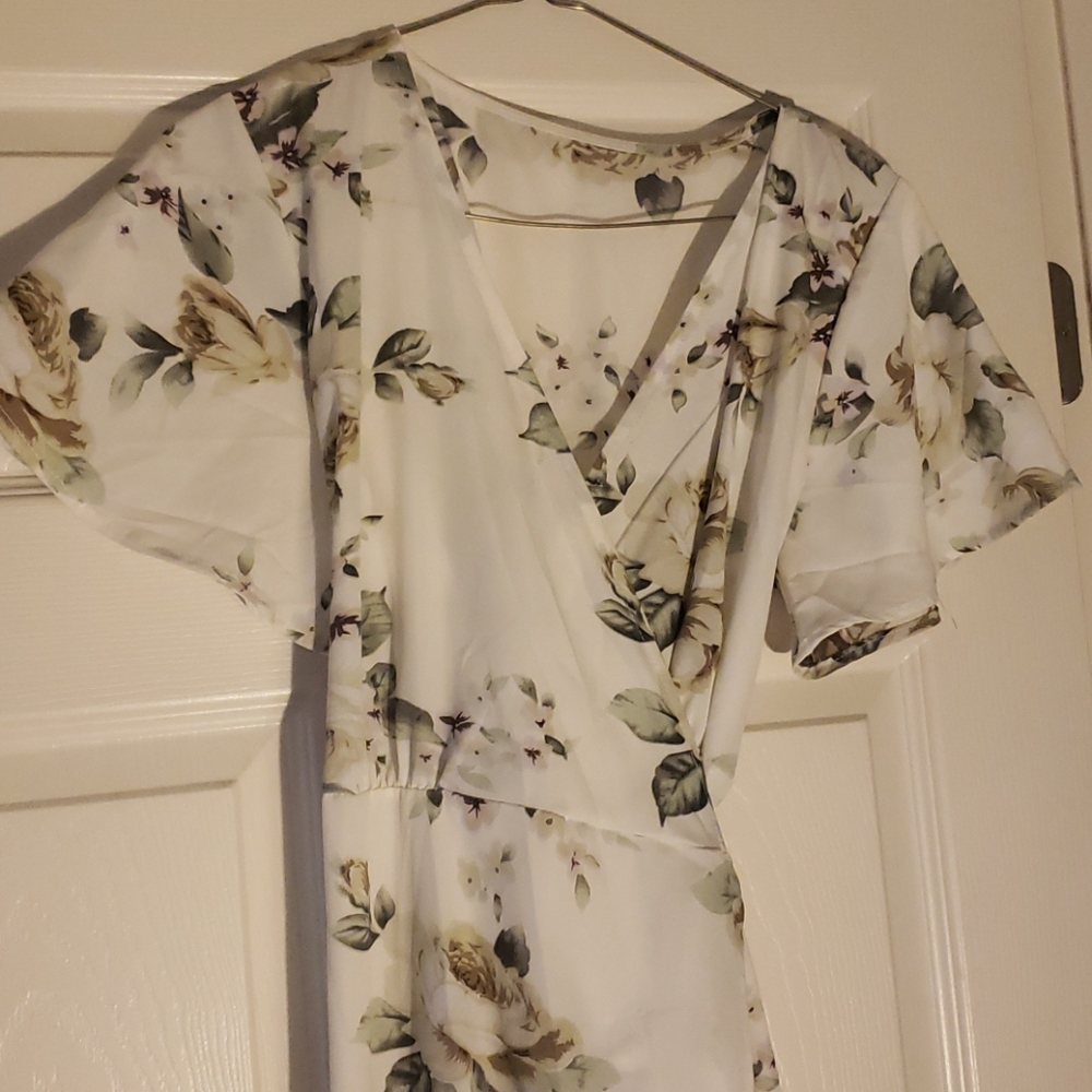 Floral Wrap Dress